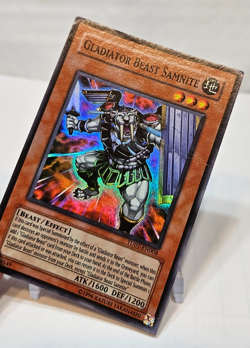 Gladiator Beast Samnite TU01-EN004 Super Rare Yugioh 7656 - Image 4