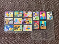 The Simpsons Series 2 "Smell-O-Rama" 10 Card Chase Set + Disappearing Ink cards - Image 1