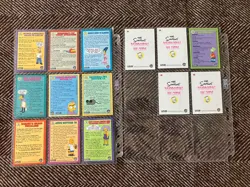 The Simpsons Series 2 "Smell-O-Rama" 10 Card Chase Set + Disappearing Ink cards - Image 2