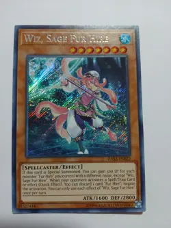 Yugioh Wiz, Sage Fur Hire Secret Rare DASA-EN022 Near Mint - Image 1