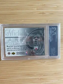1999 Upper Deck Michael Jordan #135 PSA 10 Air of Greatness - Image 2