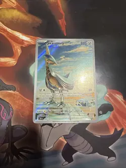 Pokemon TCG Skarmory 209/191 Surging Sparks Illustration Rare Holo - Image 1