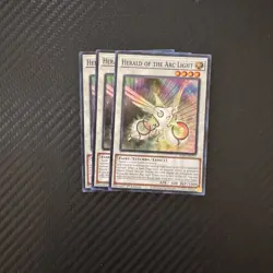 Yugioh x3 Herald of the Arc Light RA01-EN031 Super Rare 1st Edition NM - Image 2