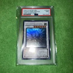 PSA9 Yu-Gi-Oh Ancient Fairy Dragon ANPR-JP040 Holo Ghost Rare Japanese YuGiOh - Image 1
