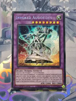 MP21-EN064 Invoked Augoeides Prismatic Secret Rare 1st Edition NM YuGiOh TCG - Image 1
