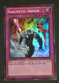 Yu-Gi-Oh! TCG Sakuretsu Armor LCYW-EN288 1st Edition Super Rare Near Mint - Image 1