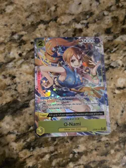 • O-Nami • OP06-101 Alt Art Holo Wings of the Captain One Piece TCG NM - Image 1
