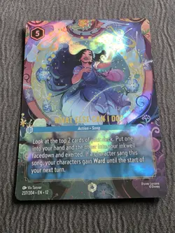 Disney Lorcana - What Else Can I DoU - Enchanted 237/204 - Wilds Unknown - Image 1