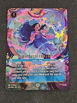 Disney Lorcana - What Else Can I DoU - Enchanted 237/204 - Wilds Unknown - Image 1