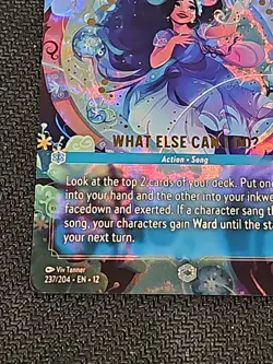 Disney Lorcana - What Else Can I DoU - Enchanted 237/204 - Wilds Unknown - Image 5
