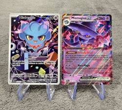 Pokemon Misdreavus IR 233/217 & Mismagius ex 036/094 Evolution Pair Card Lot X2 - Image 1