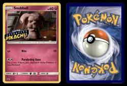 Snubbull SM200 Holo (Detective Pikachu Stamped) Sun & Moon Promo Pokemon Card - Image 1