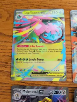 Pokemon Jumbo Card Bundle - Venusaur EX, Kangaskhan, Melmetal Stamped Palafin - Image 2