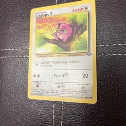 Pokemon TCG - Jigglypuff - 54/64 - Jungle - MP/LP Unlimited Common (1999) - Image 2