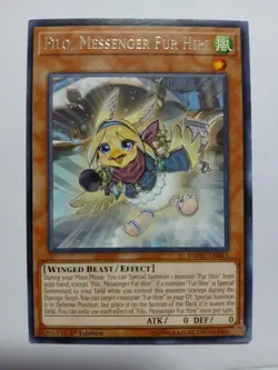 Yugioh Filo, Messenger Fur Hire Rare DANE-EN015 1st Ed Near Mint - Image 1