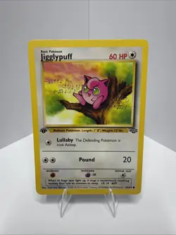 Jigglypuff 54/64 Jungle 1st Edition Regular English 60 HP Common Pokemon TCG LP - Image 1