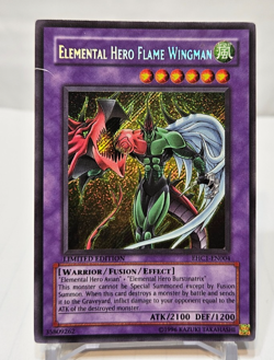 Elemental Hero Flame Wingman EHC1-EN004 Secret Rare Limited Edition Yugioh 7654 - Image 1