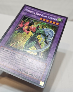 Elemental Hero Flame Wingman EHC1-EN004 Secret Rare Limited Edition Yugioh 7654 - Image 2