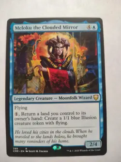 Meloku the Clouded Mirror 399 R Commander Legends Magic: The Gathering Near Mint - Image 1