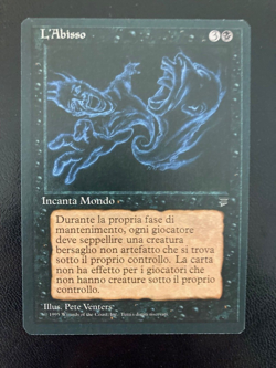 MTG The Abyss, Italian Legends, NM+, Magic the Gathering 1995 - Image 3