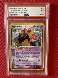 Typhlosion Holo Delta Species - PSA 7 - Pokemon TCG EX Dragon Frontiers 12/101. - Image 1