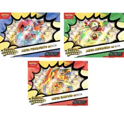 Pokemon TCG Ascended Heroes Ex Box Set of 3 Sealed Emboar, Meganium & Feraligatr - Image 1