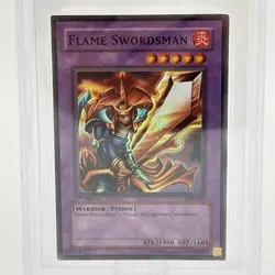 Yu-Gi-Oh 2002 LOB-003 Flame Swordsman 1st Edition BGS 9 Mint Graded Yugioh Card - Image 2