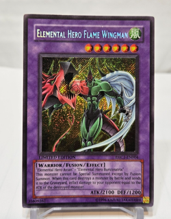 Elemental Hero Flame Wingman EHC1-EN004 Secret Rare Limited Edition Yugioh 7653 - Image 1