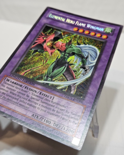 Elemental Hero Flame Wingman EHC1-EN004 Secret Rare Limited Edition Yugioh 7653 - Image 2