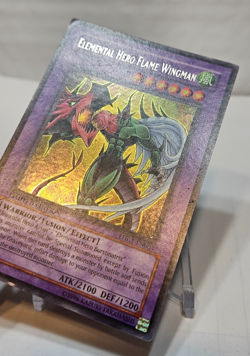 Elemental Hero Flame Wingman EHC1-EN004 Secret Rare Limited Edition Yugioh 7653 - Image 3