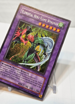Elemental Hero Flame Wingman EHC1-EN004 Secret Rare Limited Edition Yugioh 7653 - Image 4