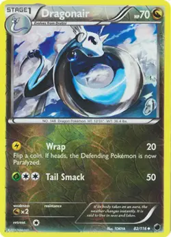 Dragonair - 82/116 - Uncommon - Reverse Holo LP, English Pokemon Plasma Freeze - Image 1