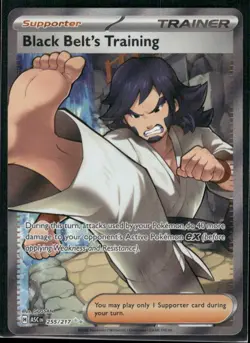 Black Belt's Training 255/217 Ultra Rare Ascended Heroes Pokemon Holo Near Mint - Image 1