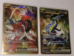 Pokemon TCG Gold Hyper Rare Lot Koraidon ex 254/198 Miraidon ex 253/198 - Image 2