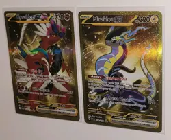 Pokemon TCG Gold Hyper Rare Lot Koraidon ex 254/198 Miraidon ex 253/198 - Image 3