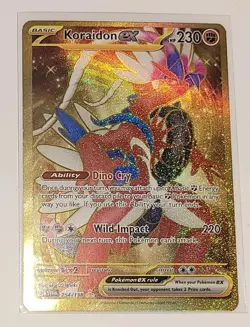 Pokemon TCG Gold Hyper Rare Lot Koraidon ex 254/198 Miraidon ex 253/198 - Image 5