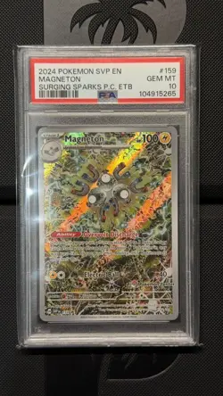 [PSA 10] Magneton SVP-EN 159 Pokemon Center Stamped Promo Surging Sparks PC ETB - Image 3