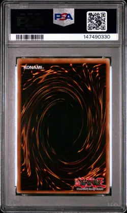 2007 YU-GI-OH! STON-STRIKE OF NEOS REIGN-BEAUX, OVERLORD OF DARK WORLD PSA 9 - Image 2