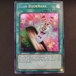 x1 Toon Bookmark Secret Rare BLCR-EN067 NM 1st Ed Yu-Gi-Oh! - Image 1