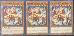 Salamangreat Beat Bison SDSB-EN006 Soulburner 1st Edition (x3) Yugioh Card - Image 1