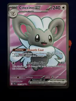 Pokemon TCG Cinccino EX 105/086 CRI Ultra Rare Holo Chaos Rising NM/M Full Art! - Image 1