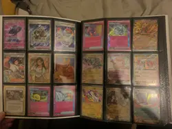 Pokemon Binder with Rare Cards Illustration, Shiny, Full Arts, Alt Art, V & Vmax - Image 1