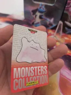 Pokemon Karte Card carddass Monsters collection Red 1996 japanese Ditto Exc+ - Image 3