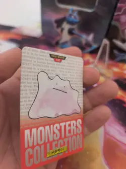 Pokemon Karte Card carddass Monsters collection Red 1996 japanese Ditto Exc+ - Image 4