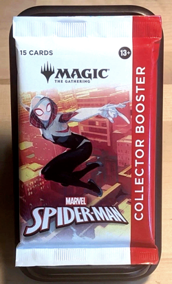 PACK BOOSTER COLLECTOR 15 CARTES MAGIC THE GATHERING SPIDERMAN NEUF SCELLE EN - Image 1