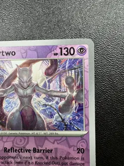 Pokemon TCG Mewtwo Scarlet & Violet-151 150/165 Holo Holo Rare - Image 4