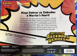 Pokemon TCG Mega Evolution Ascended Heroes Mega Emboar ex Box Sealed - Image 1
