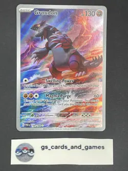 Groudon 199/182 Illustration Rare - Sv04: Paradox Rift - Pokemon TCG - Image 1