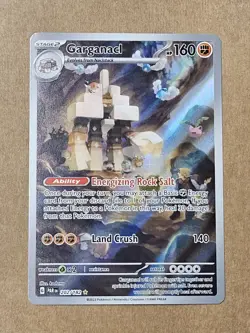 Pokemon Garganacl 202/182 Paradox Rift Illustration Rare NM - Image 1