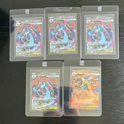 Pokemon TCG Mega Charizard Foil Full Art Card Lot of 5 - Image 1